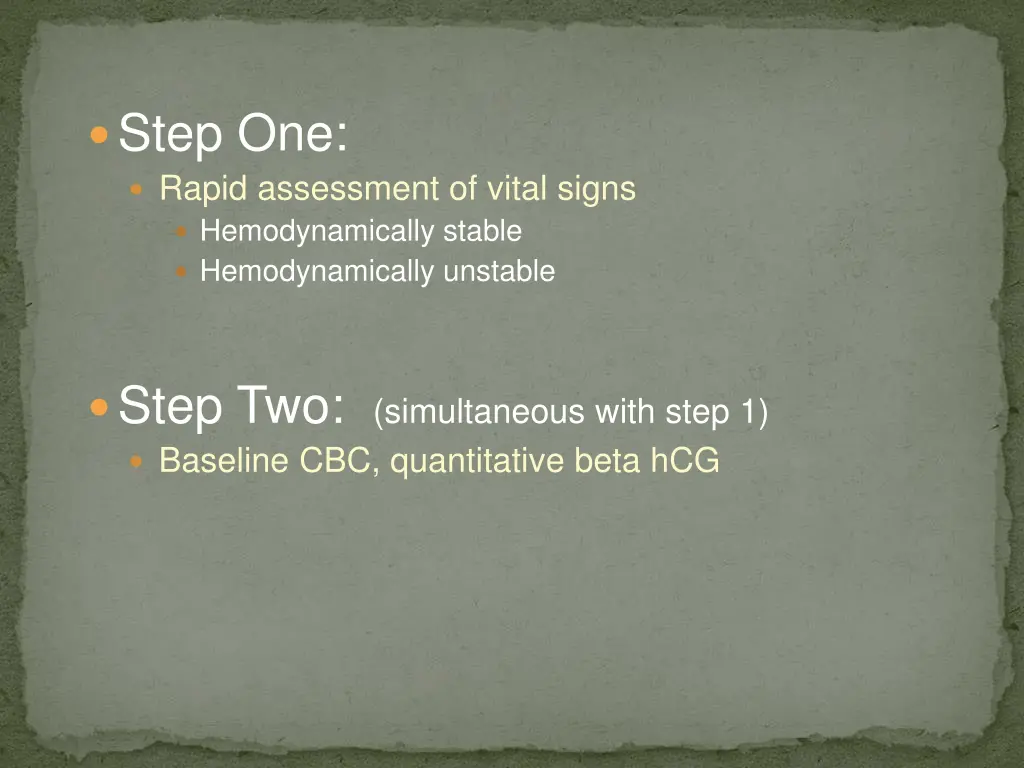 step one rapid assessment of vital signs