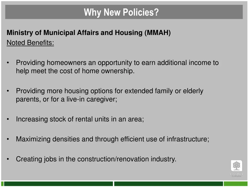why new policies 1