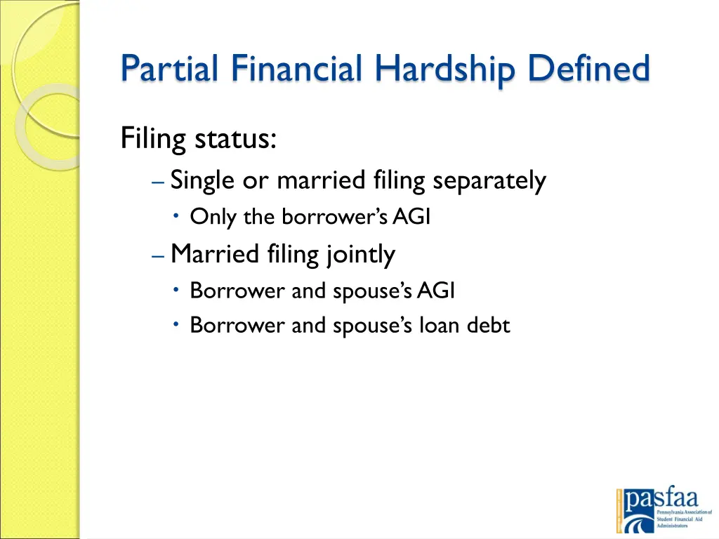 partial financial hardship defined 3