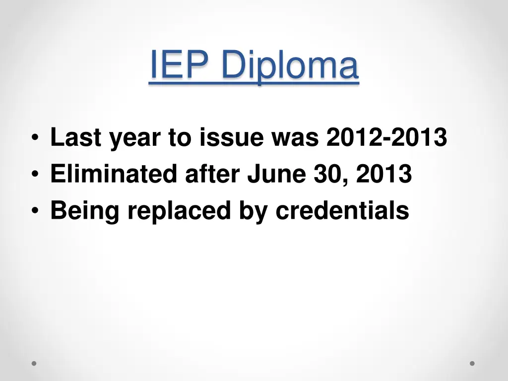 iep diploma