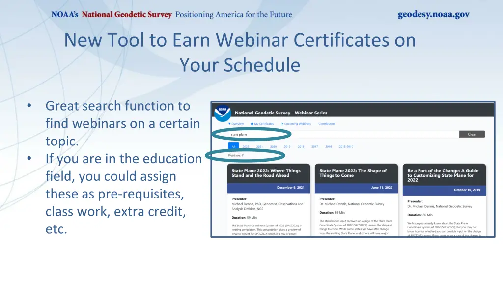 new tool to earn webinar certificates on your 2