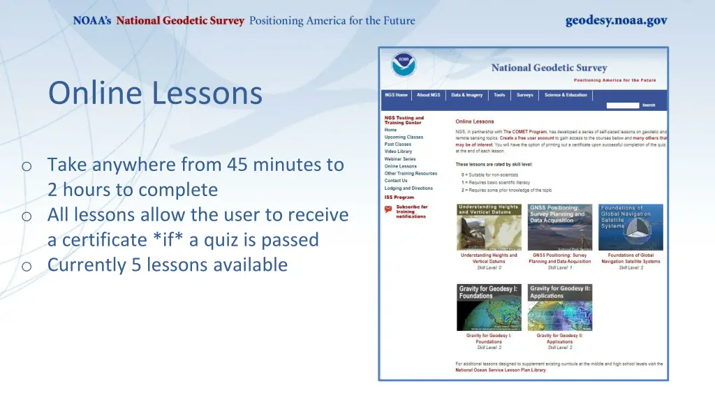online lessons