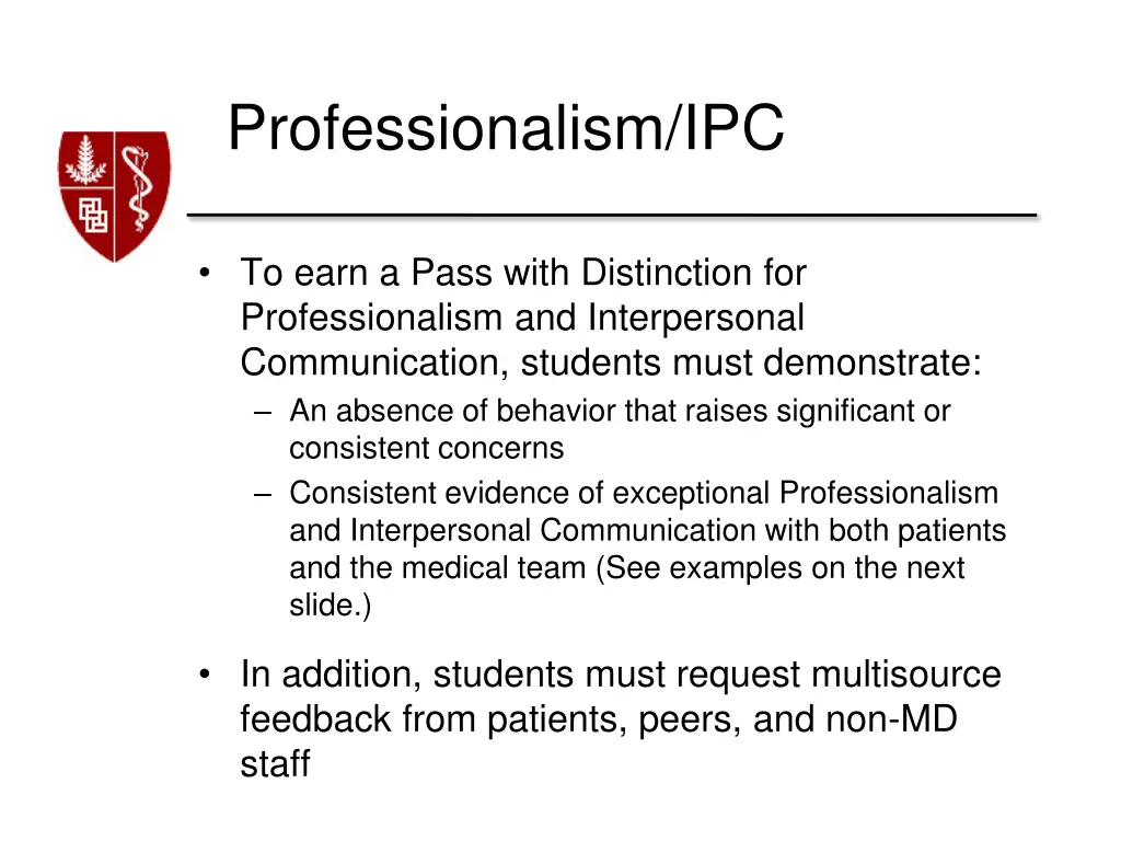 professionalism ipc