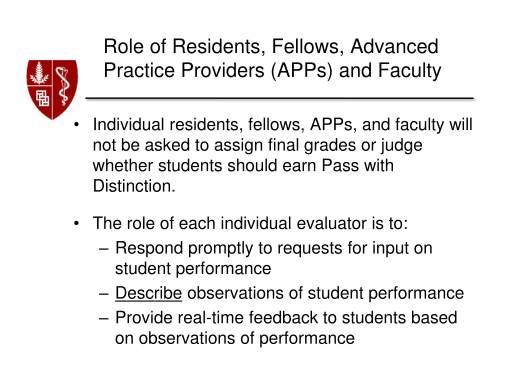 role of residents fellows advanced practice