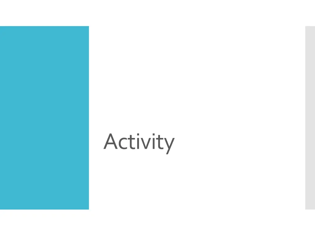 activity