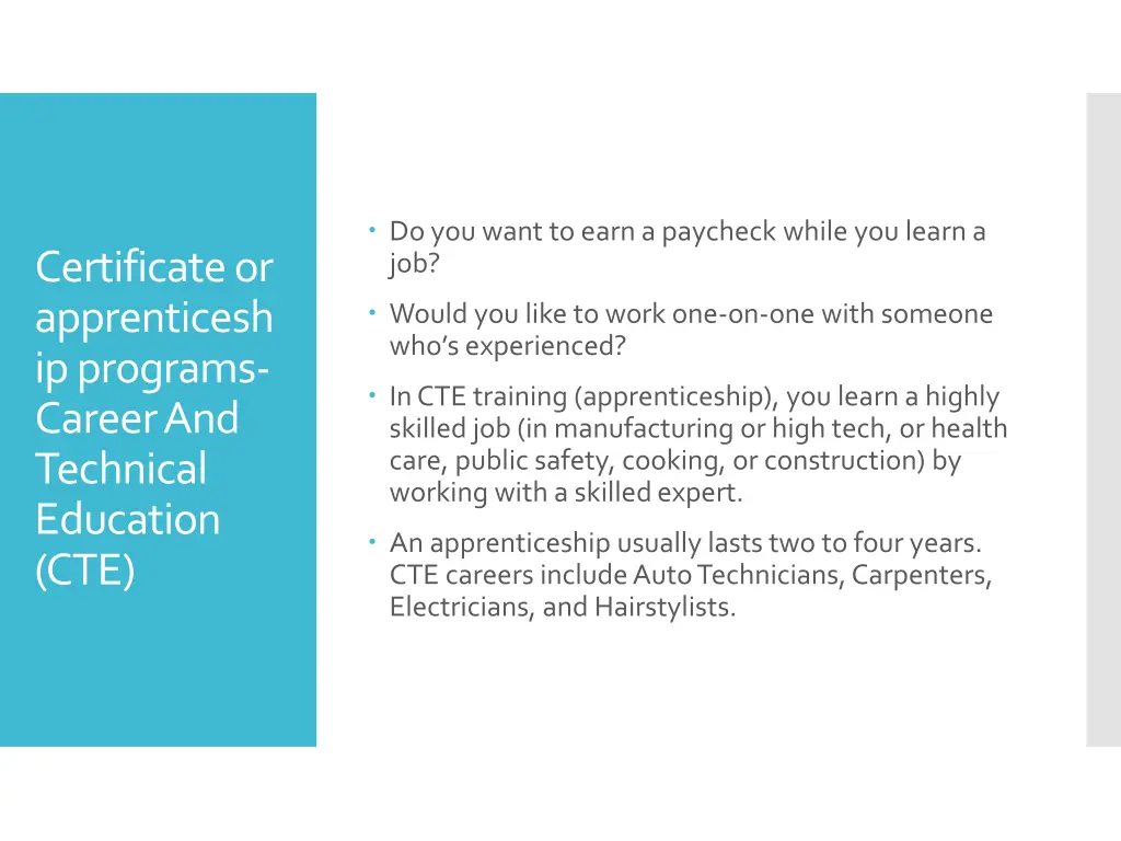 do you want to earn a paycheck while you learn