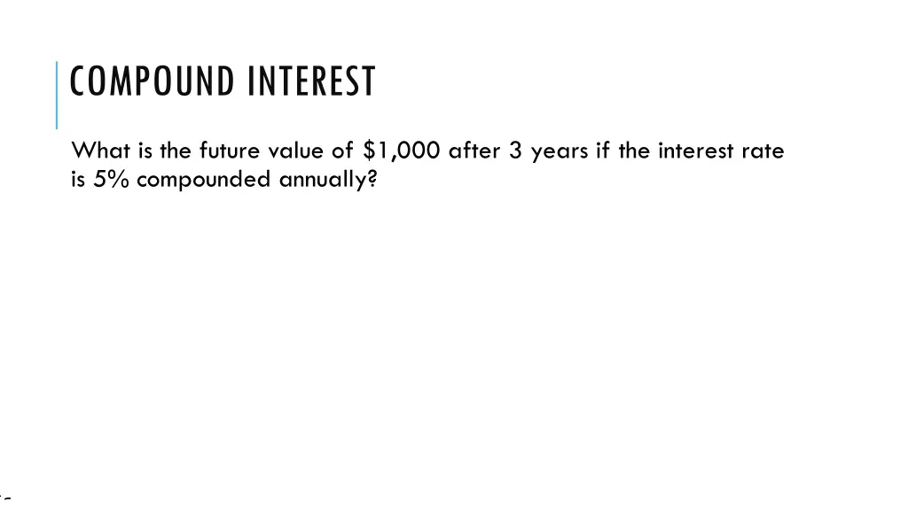 compound interest