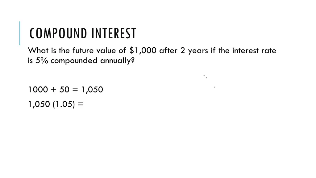 compound interest what is the future value