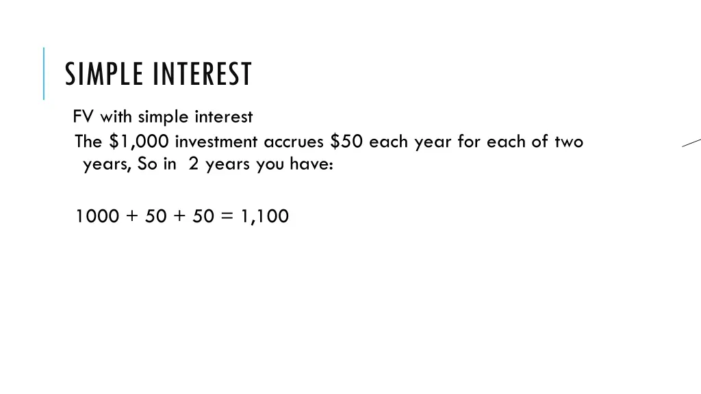 simple interest