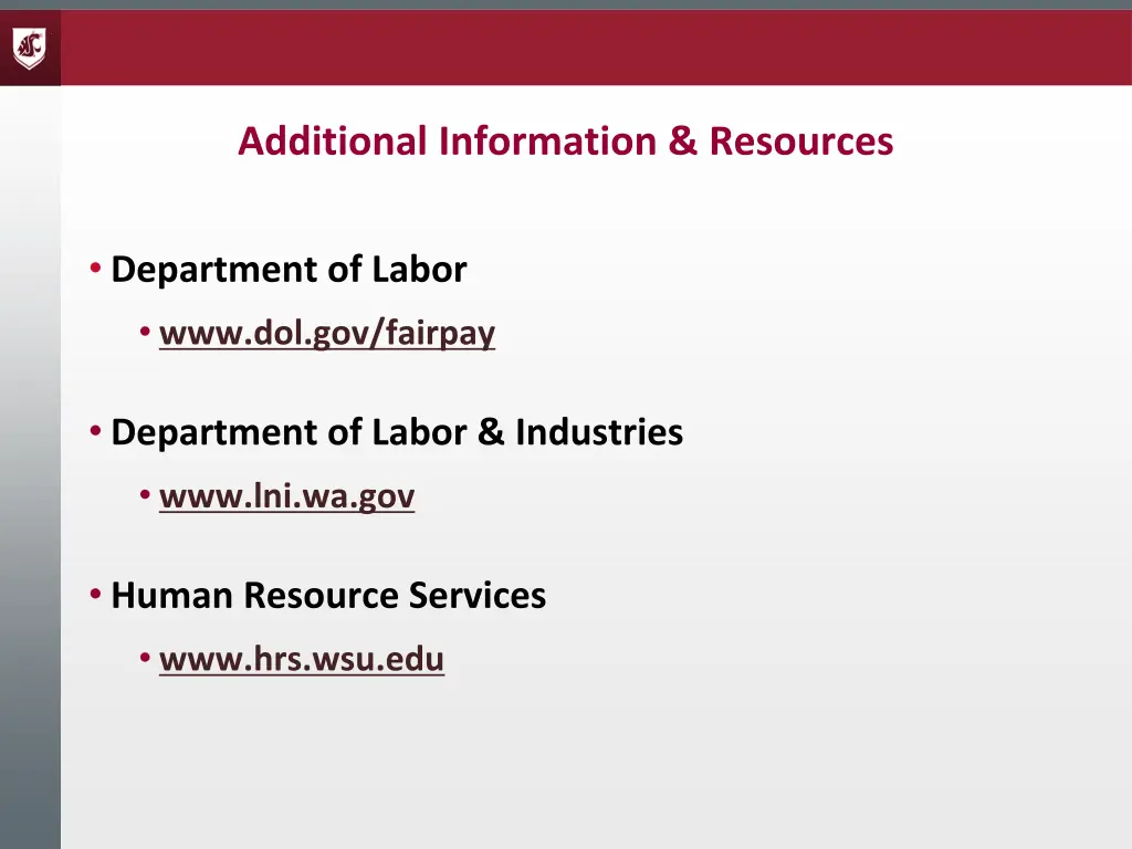 additional information resources