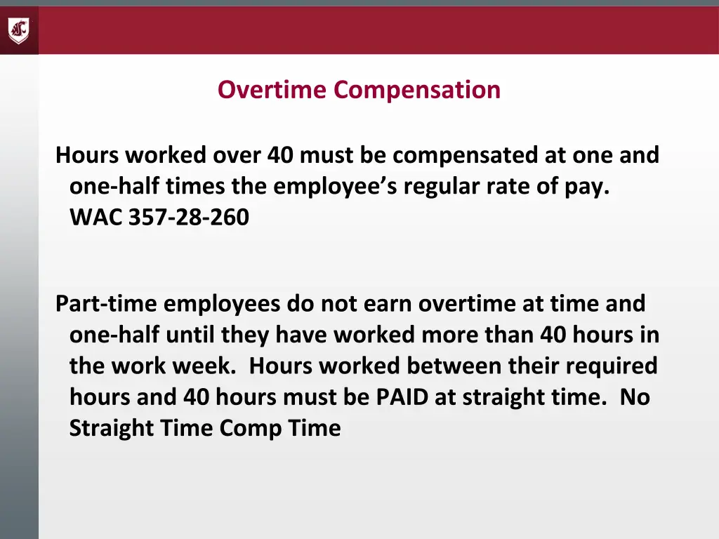 overtime compensation