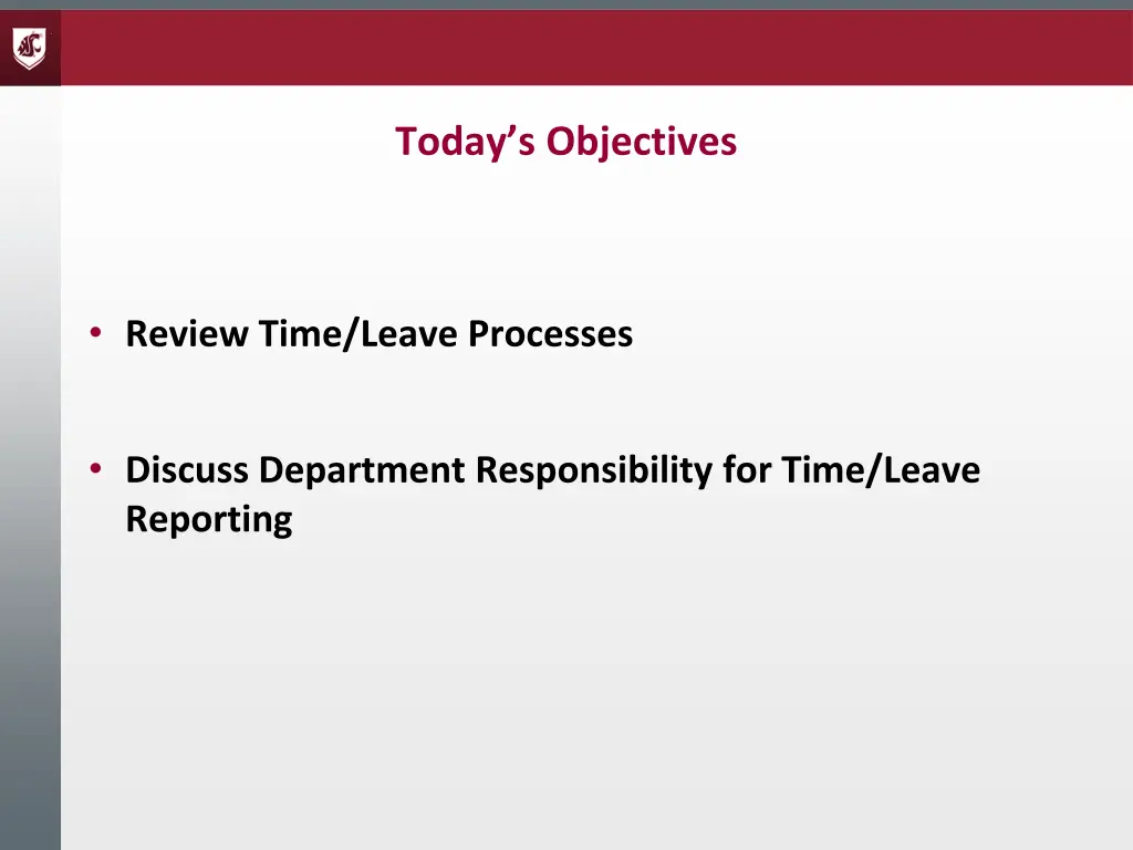 today s objectives