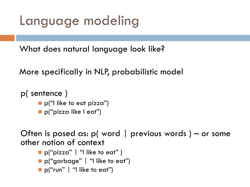 language modeling 1