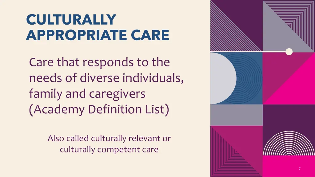 culturally appropriate care