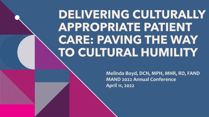delivering culturally appropriate patient care