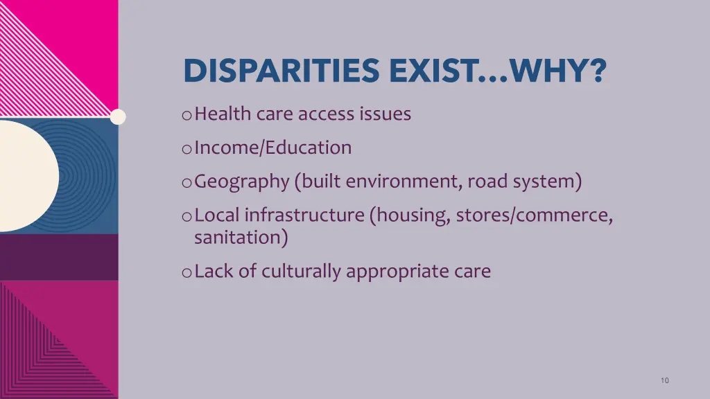 disparities exist why