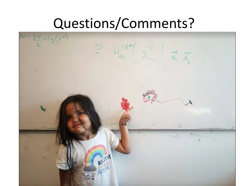 questions comments 1