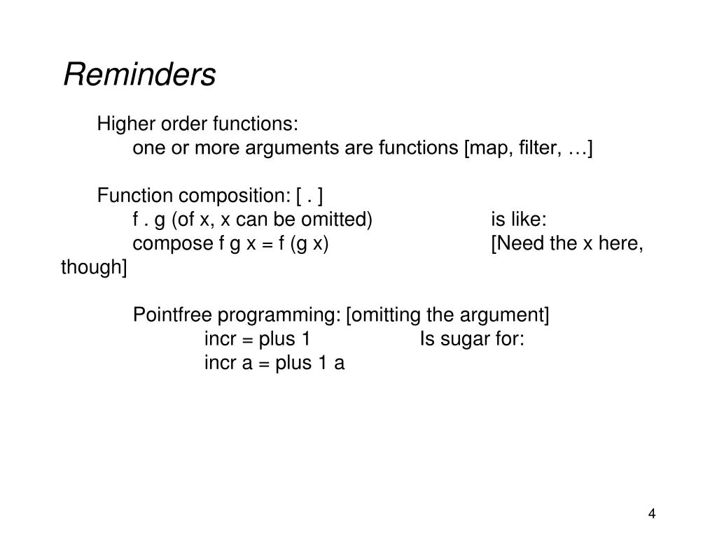 reminders 2