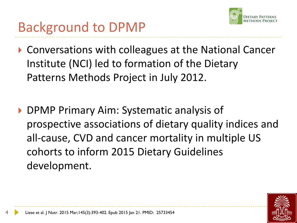 background to dpmp 2