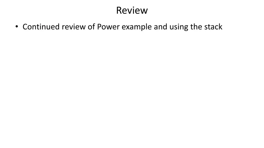 review