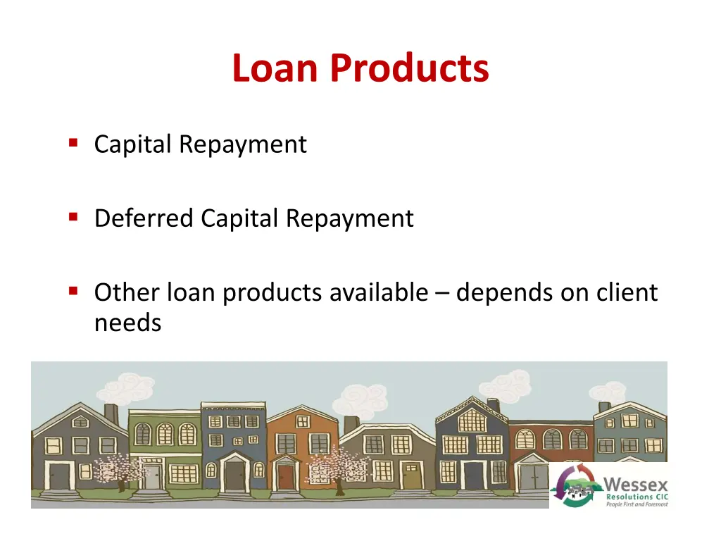 loan products
