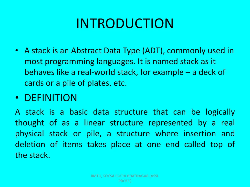 introduction