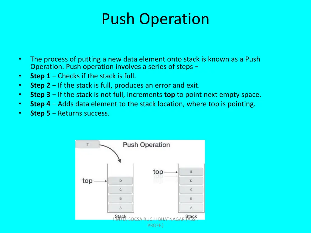 push operation
