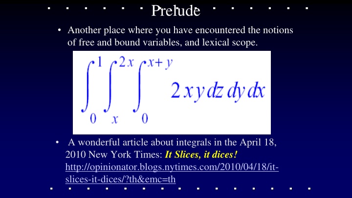 prelude