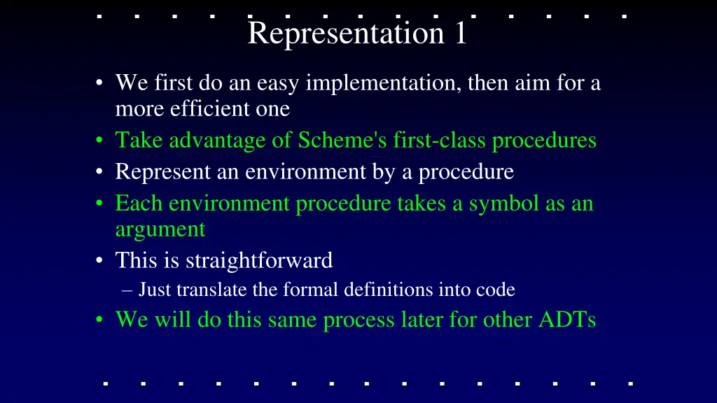 representation 1