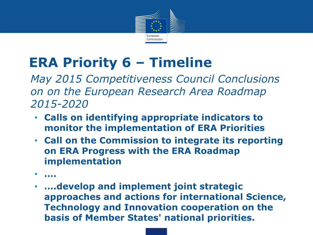 era priority 6 timeline may 2015 competitiveness