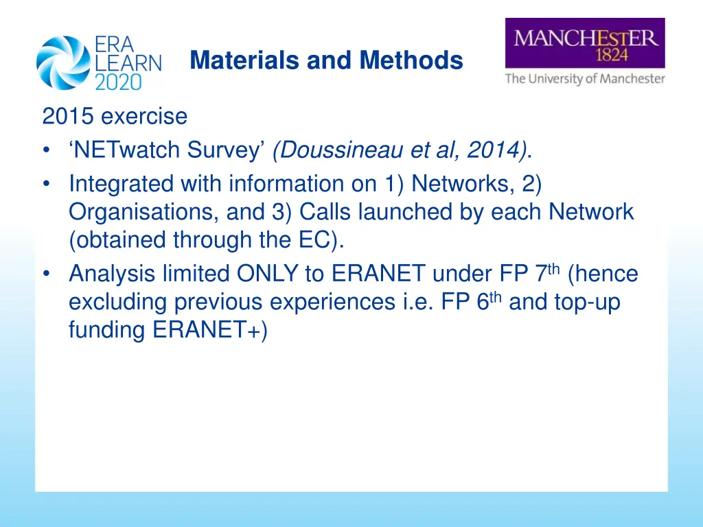 materials and methods