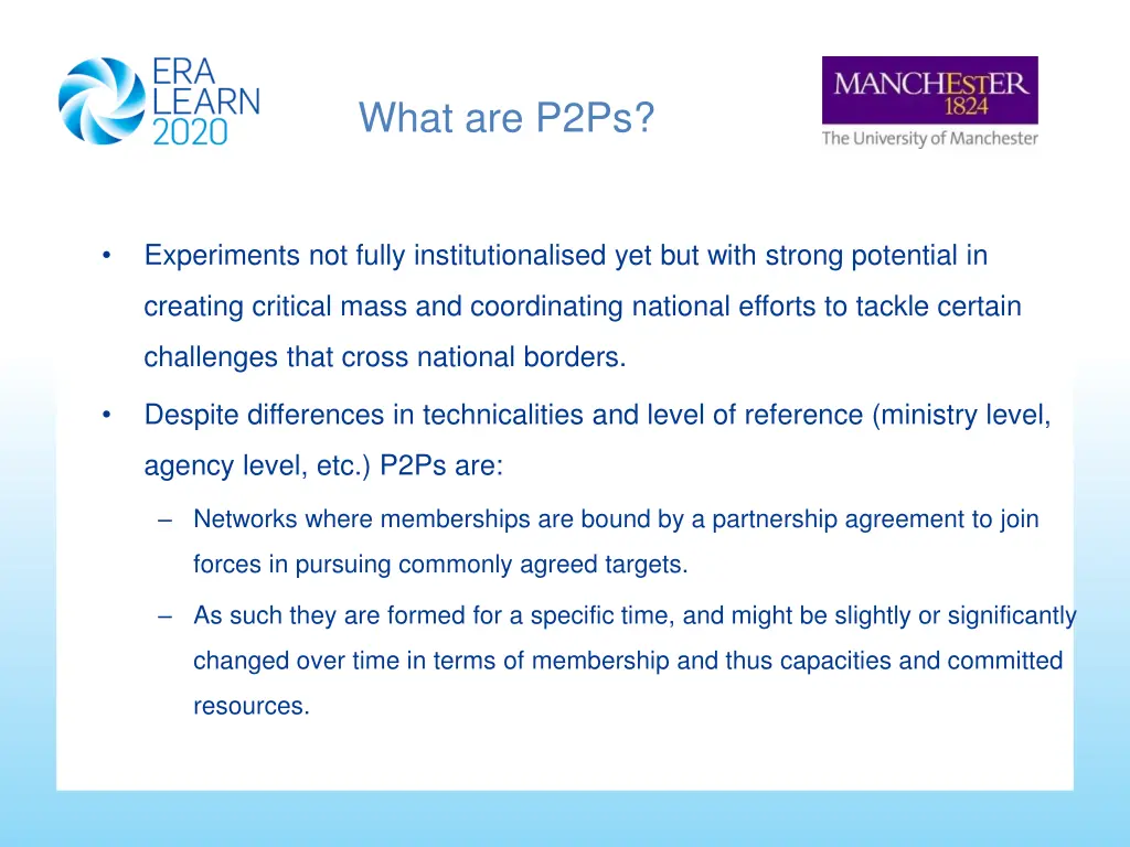 what are p2ps 2
