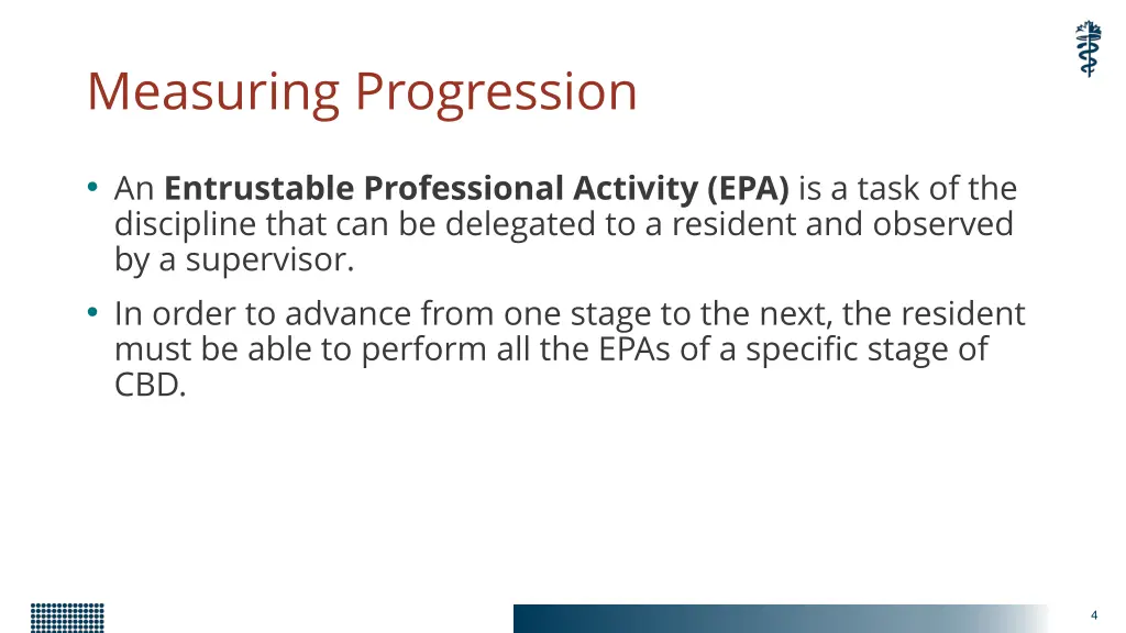measuring progression