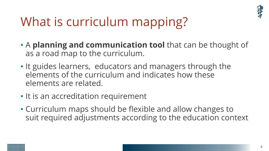 what is curriculum mapping