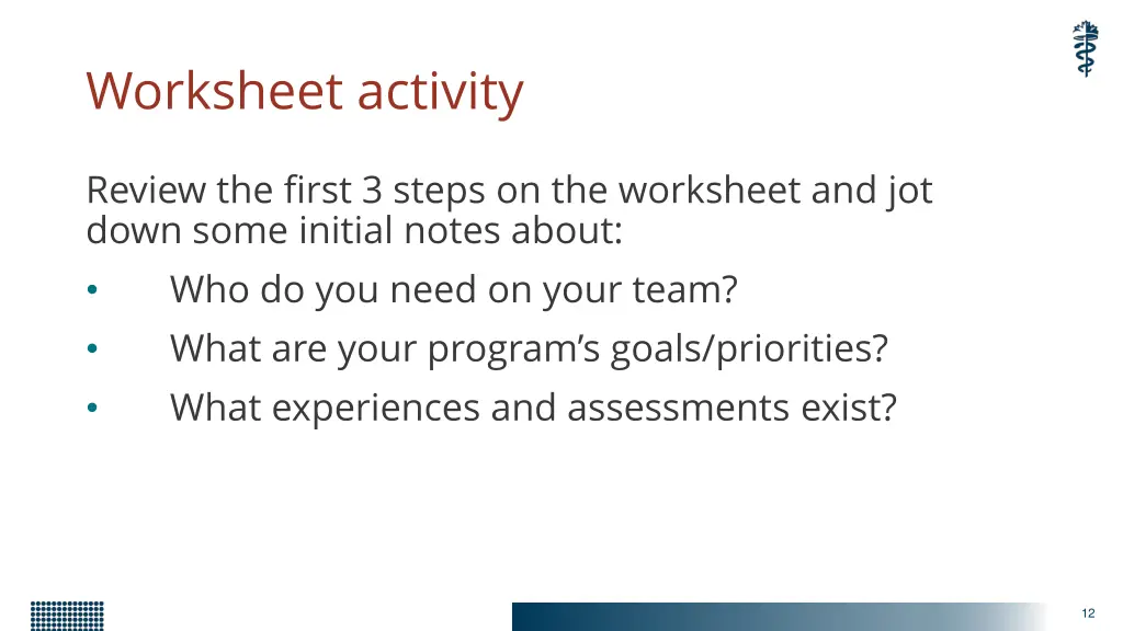 worksheet activity