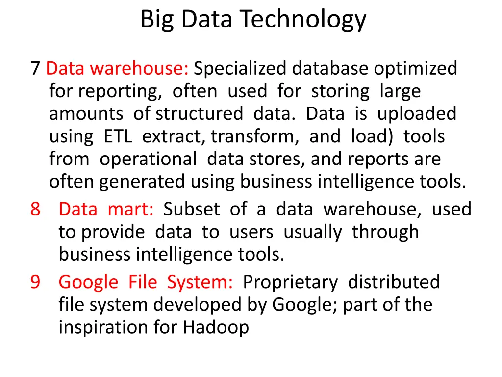 big data technology 4