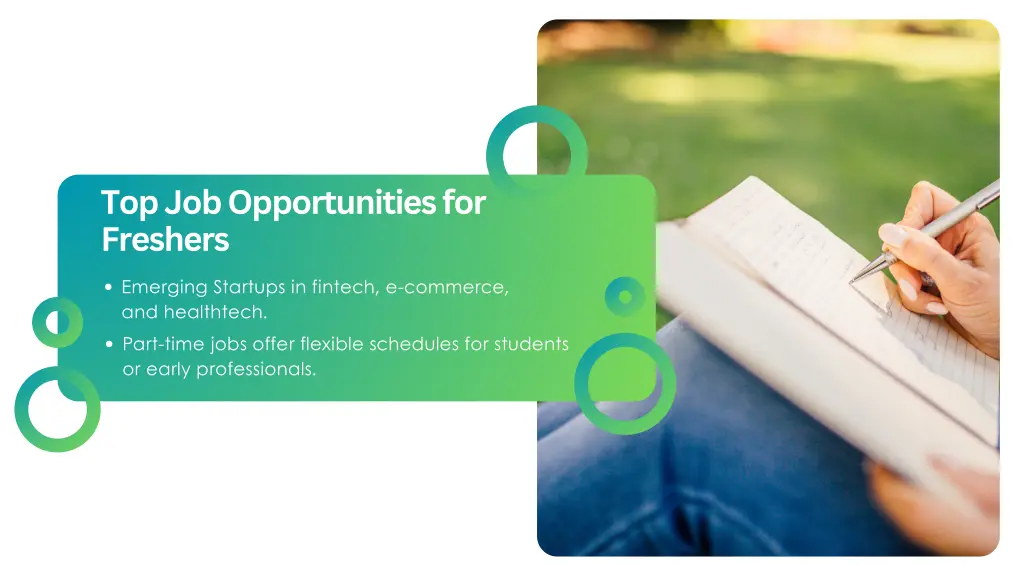 top job opportunities for freshers