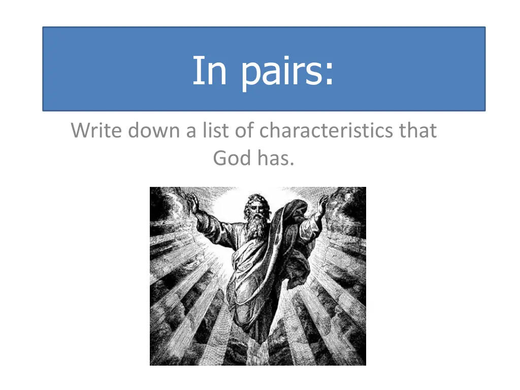 in pairs