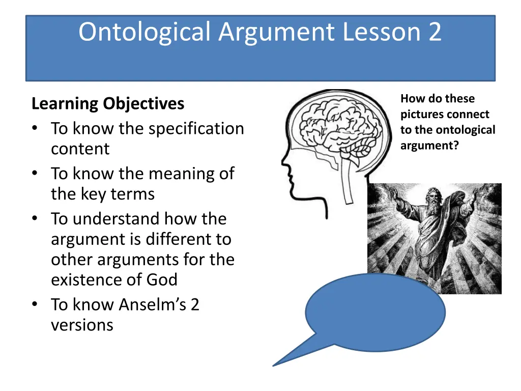 ontological argument lesson 2