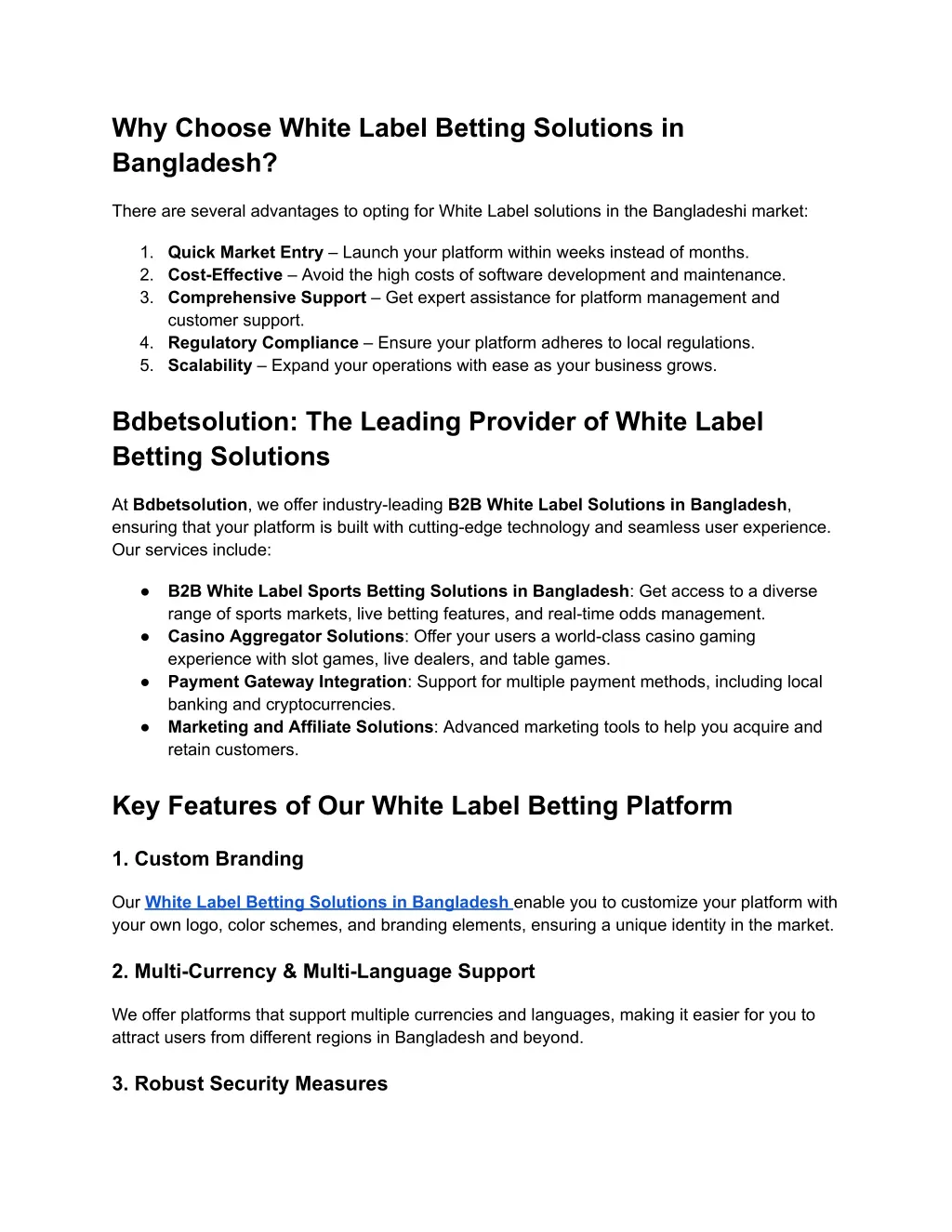 why choose white label betting solutions