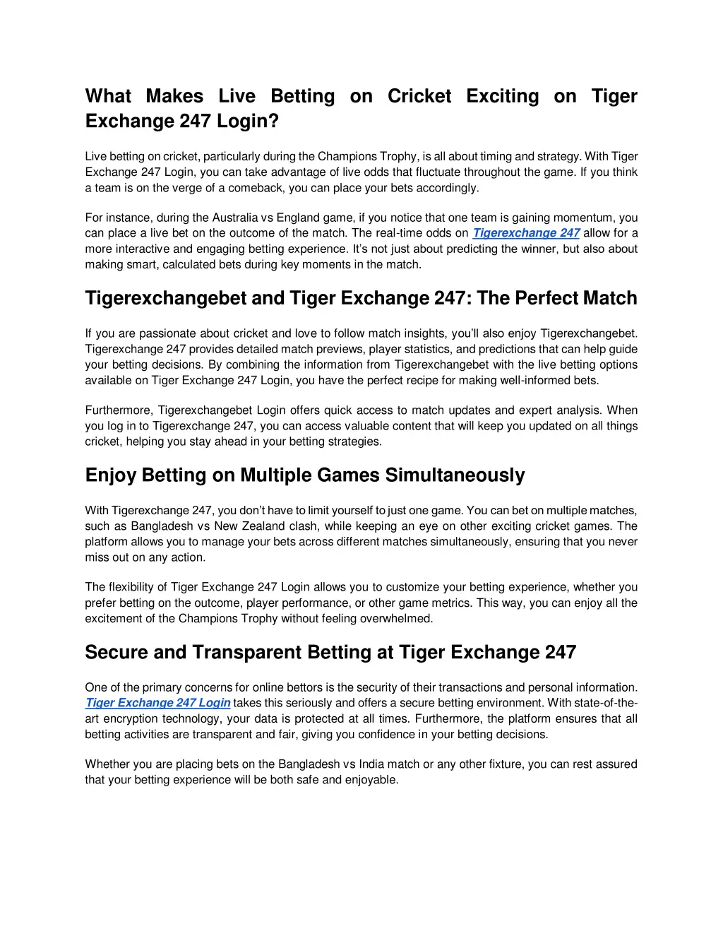 what makes live betting on cricket exciting