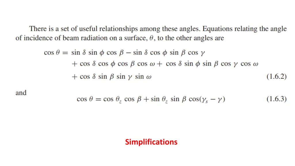 simplifications