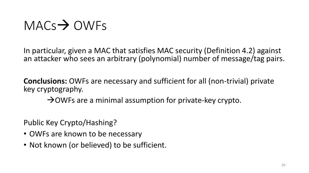 macs owfs