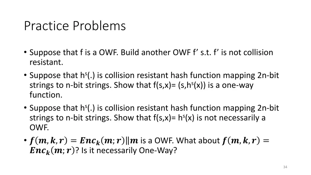 practice problems