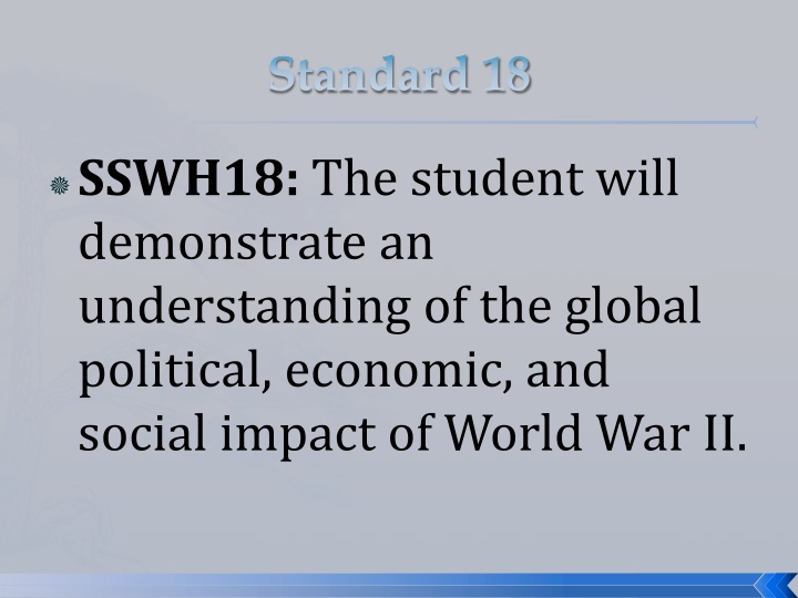 sswh18 the student will demonstrate