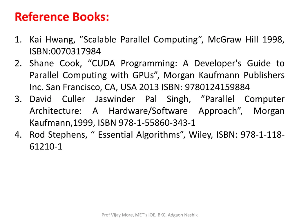 reference books