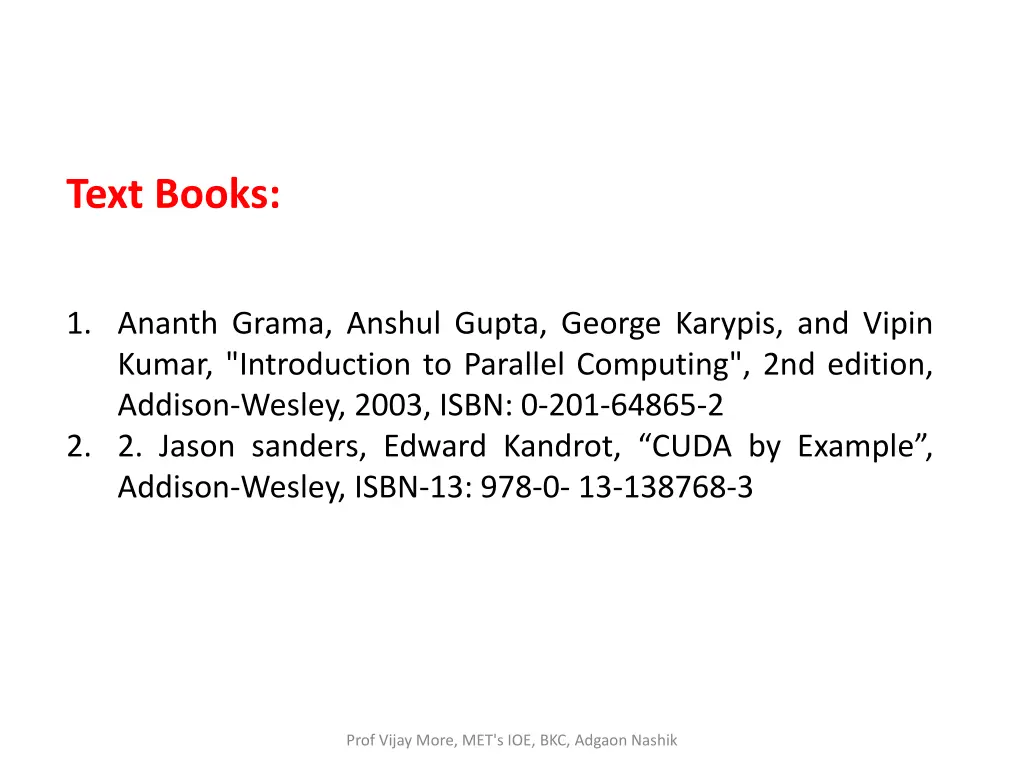 text books