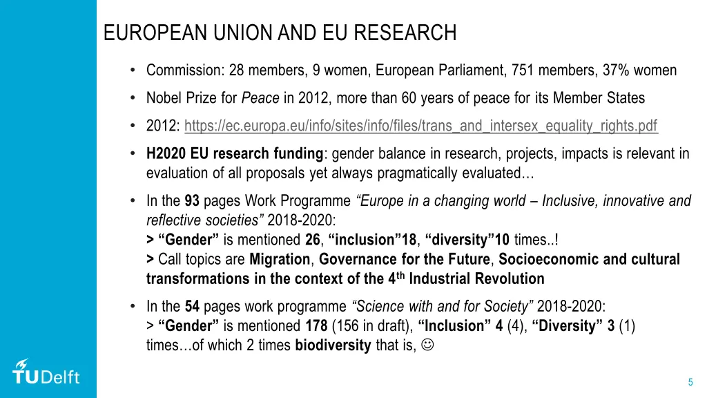 european union and eu research