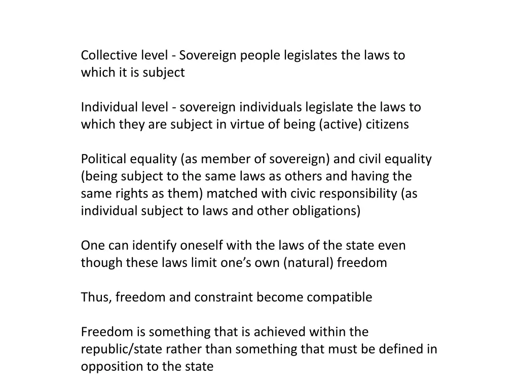 collective level sovereign people legislates