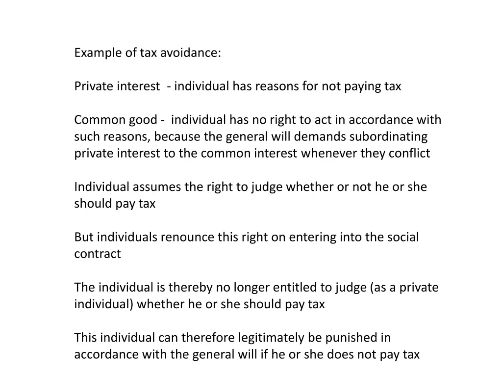 example of tax avoidance